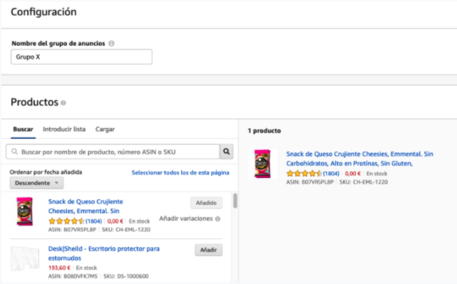 configuracion amazon ads